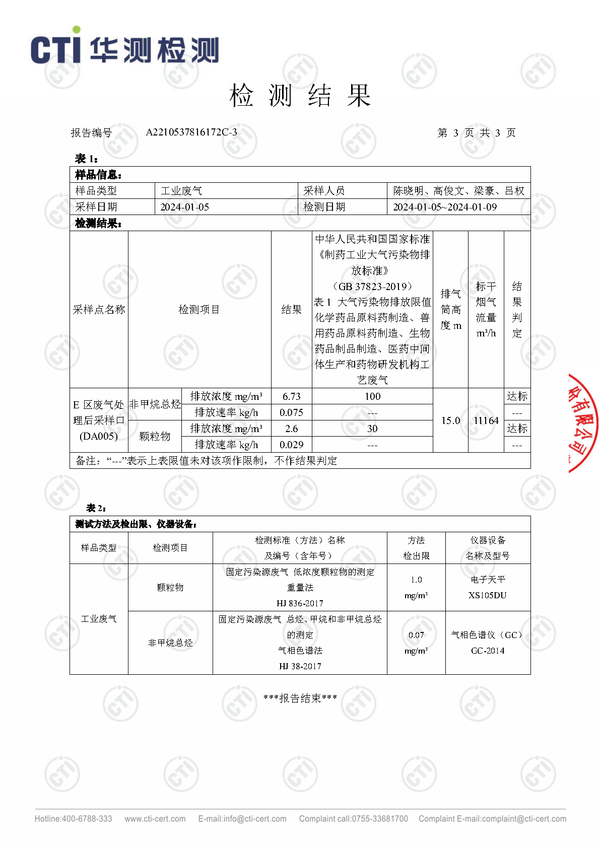 2024年ng电子游戏废气废水检测汇报_Page12
